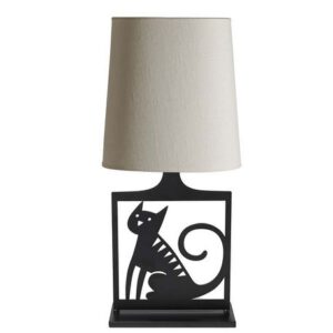 Objektlampe "Sitting Cat" mit Lampenschirm von Bengt & Lotta