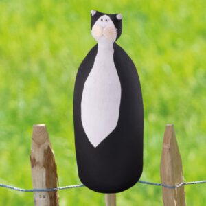Zauntier "Katze Schnäuzer" von Susanne Boerner