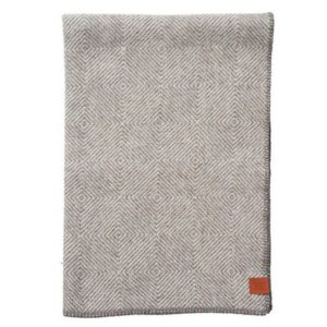 midi Wolldecke "Gooseye" grey von Klippan