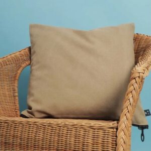 Kissenbezug sand washed canvas mit schwarzen Reißverschluß