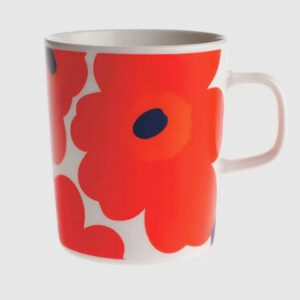 Tasse Unikko rot 2,5dl von marimekko